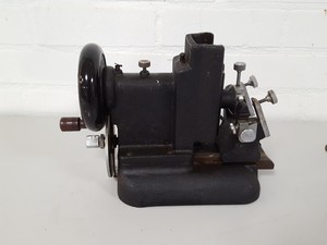 Thumbnail image of Beck London Vintage Rotary Microtome Lab Histology Tissue Processing
