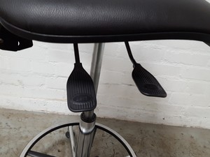 Thumbnail image of 3x VWR Lab Chairs With Adjustable Back & Foot Rest