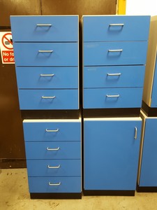 Thumbnail image of Lot of 8 x Blue Lab Cupboards