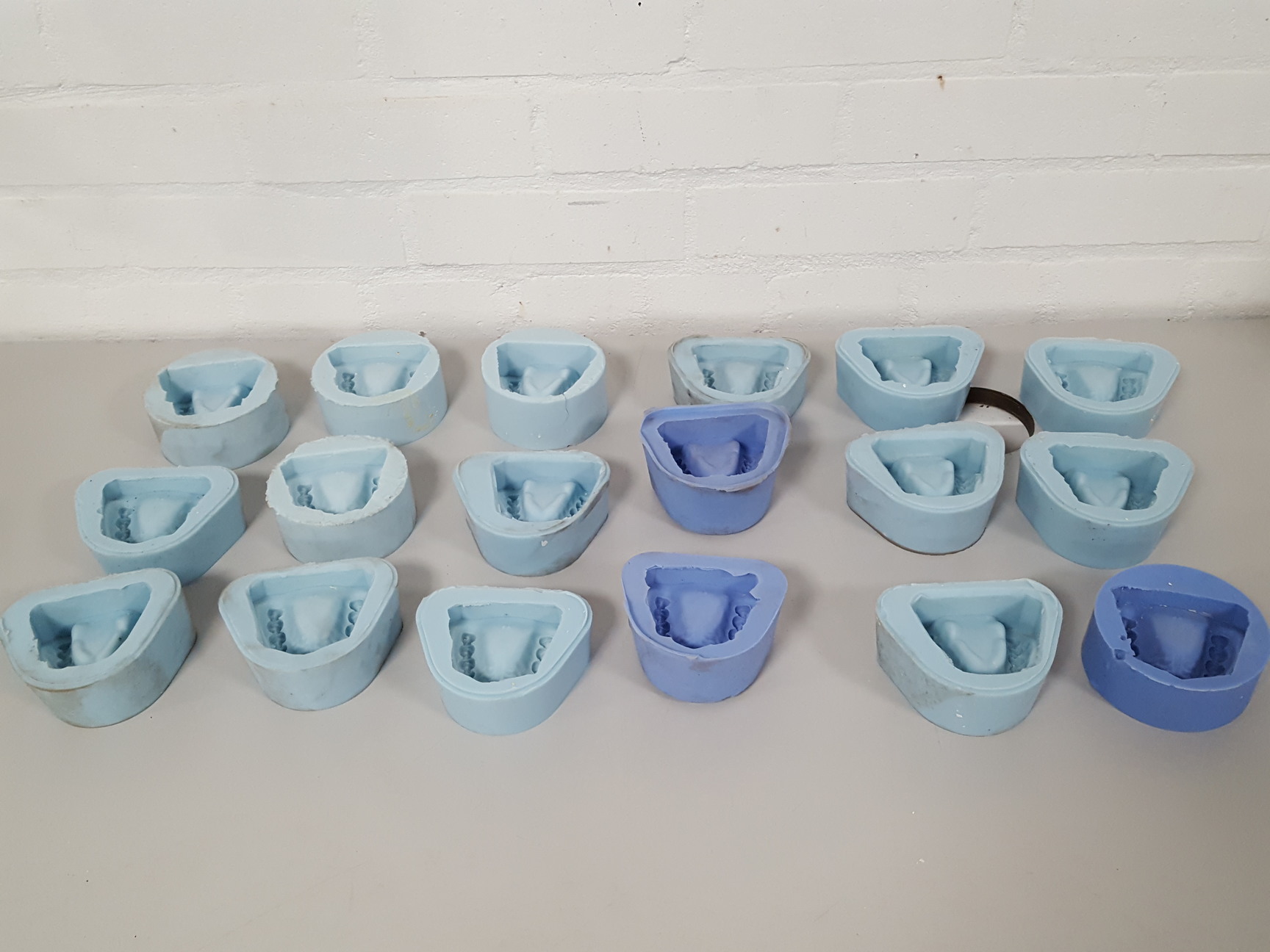 18x Silicon Dental Impression Teeth Molds Moulds Lab