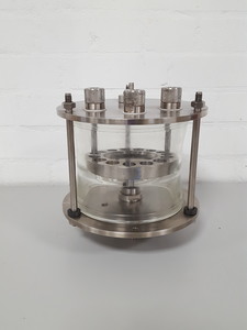 Thumbnail image of QVF Borosilicate Pyrex Scientific Glass Bioreactor Vessel Fermenter Lab