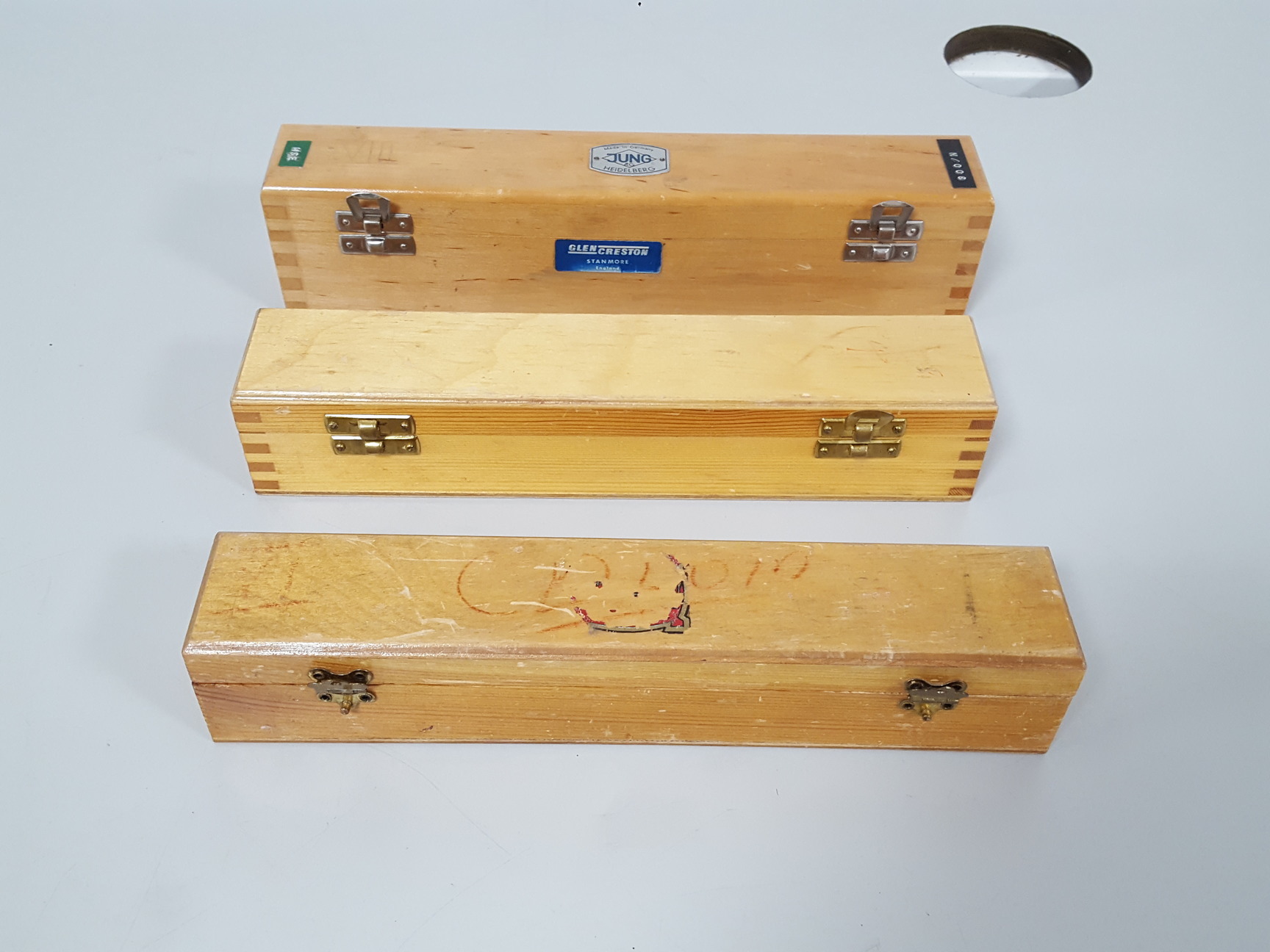 Image of 6x Microtome Blades Boxed Lab Wilkinson MSE