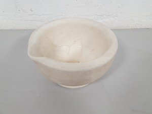 Thumbnail image of Vintage Pestle & Mortar Mixing Grinding Set Composite Stone Kitchen Antique