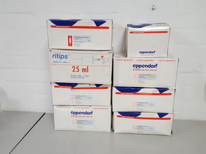 Thumbnail image of 300x Combitips Plus Eppendorf Tips 125x50mL, 75x25mL, 100x5mL