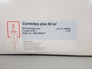 Thumbnail image of 300x Combitips Plus Eppendorf Tips 125x50mL, 75x25mL, 100x5mL