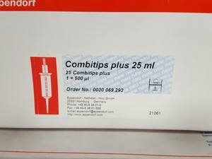 Thumbnail image of 300x Combitips Plus Eppendorf Tips 125x50mL, 75x25mL, 100x5mL