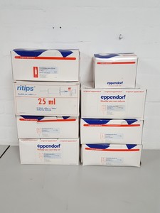 Thumbnail image of 300x Combitips Plus Eppendorf Tips 125x50mL, 75x25mL, 100x5mL