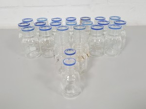 Thumbnail image of 26x Glassware Duran Glass Bottles 100mL, 50mL, - No Lids