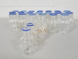 Thumbnail image of 26x Glassware Duran Glass Bottles 100mL, 50mL, - No Lids