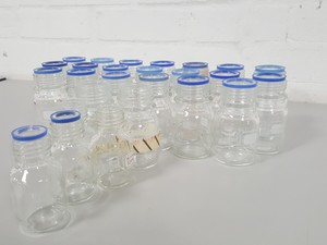 Thumbnail image of 26x Glassware Duran Glass Bottles 100mL, 50mL, - No Lids