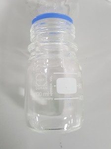 Thumbnail image of 26x Glassware Duran Glass Bottles 100mL, 50mL, - No Lids