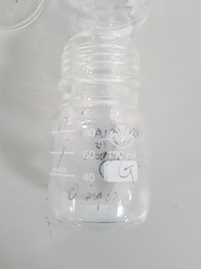 Thumbnail image of 26x Glassware Duran Glass Bottles 100mL, 50mL, - No Lids
