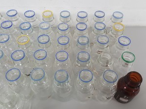 Thumbnail image of 63x Lab Glassware Duran Bottles Glass 250mL Schott - No Lids