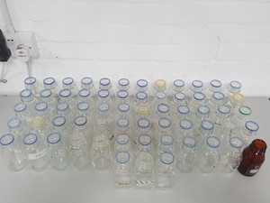 Thumbnail image of 63x Lab Glassware Duran Bottles Glass 250mL Schott - No Lids