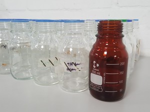 Thumbnail image of 63x Lab Glassware Duran Bottles Glass 250mL Schott - No Lids