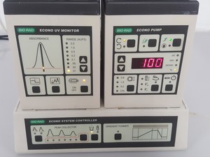 Thumbnail image of Bio-Rad Econo Pump EP1, UV Monitor EM1 + System Controller, 2110 Fraction Lab