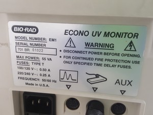 Thumbnail image of Bio-Rad Econo Pump EP1, UV Monitor EM1 + System Controller, 2110 Fraction Lab
