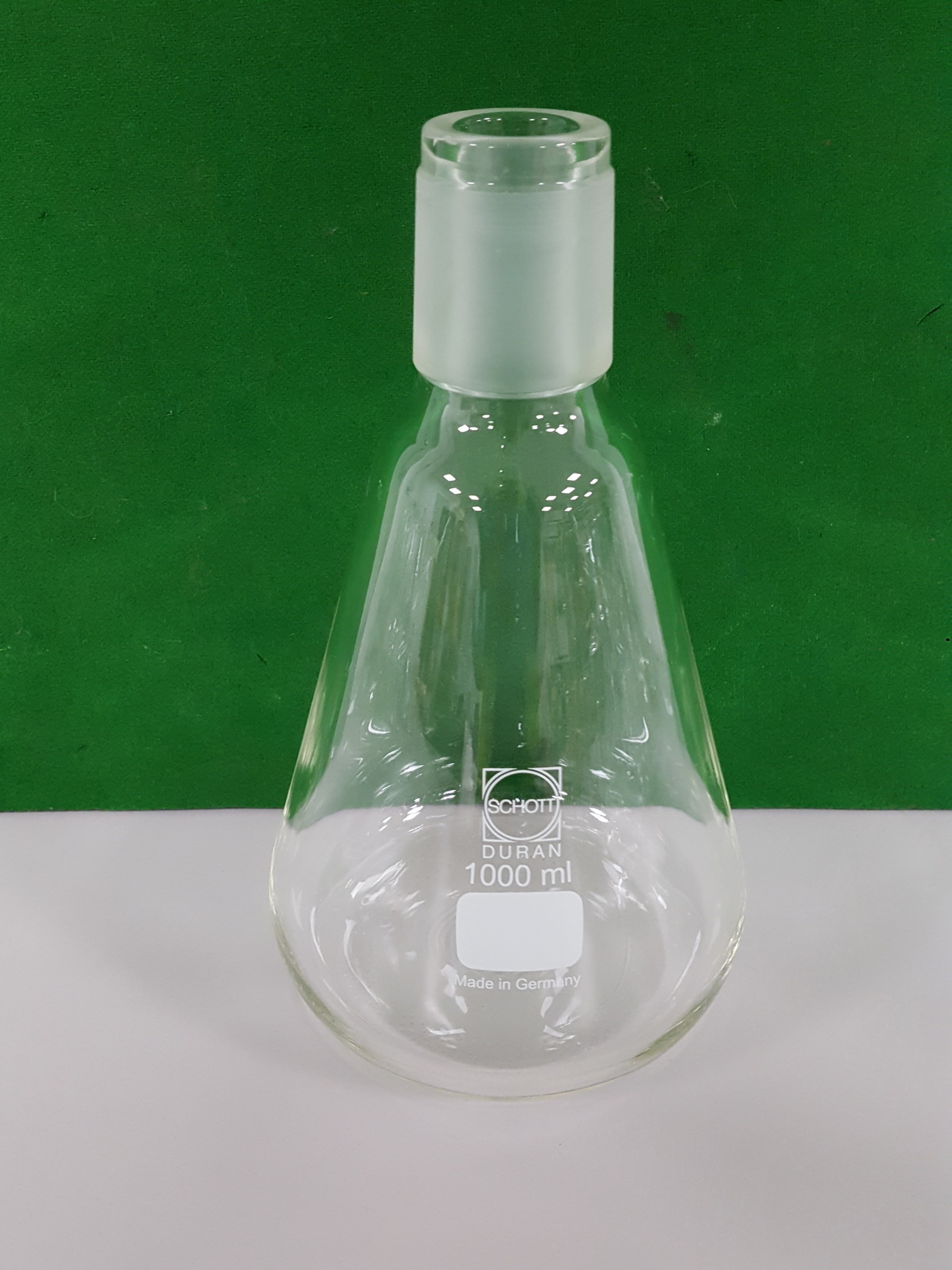 Image of 46x Lab Glassware Pieces Glass Beakers, Erlenmeyer Flasks, Funnels, Pyrex Duran