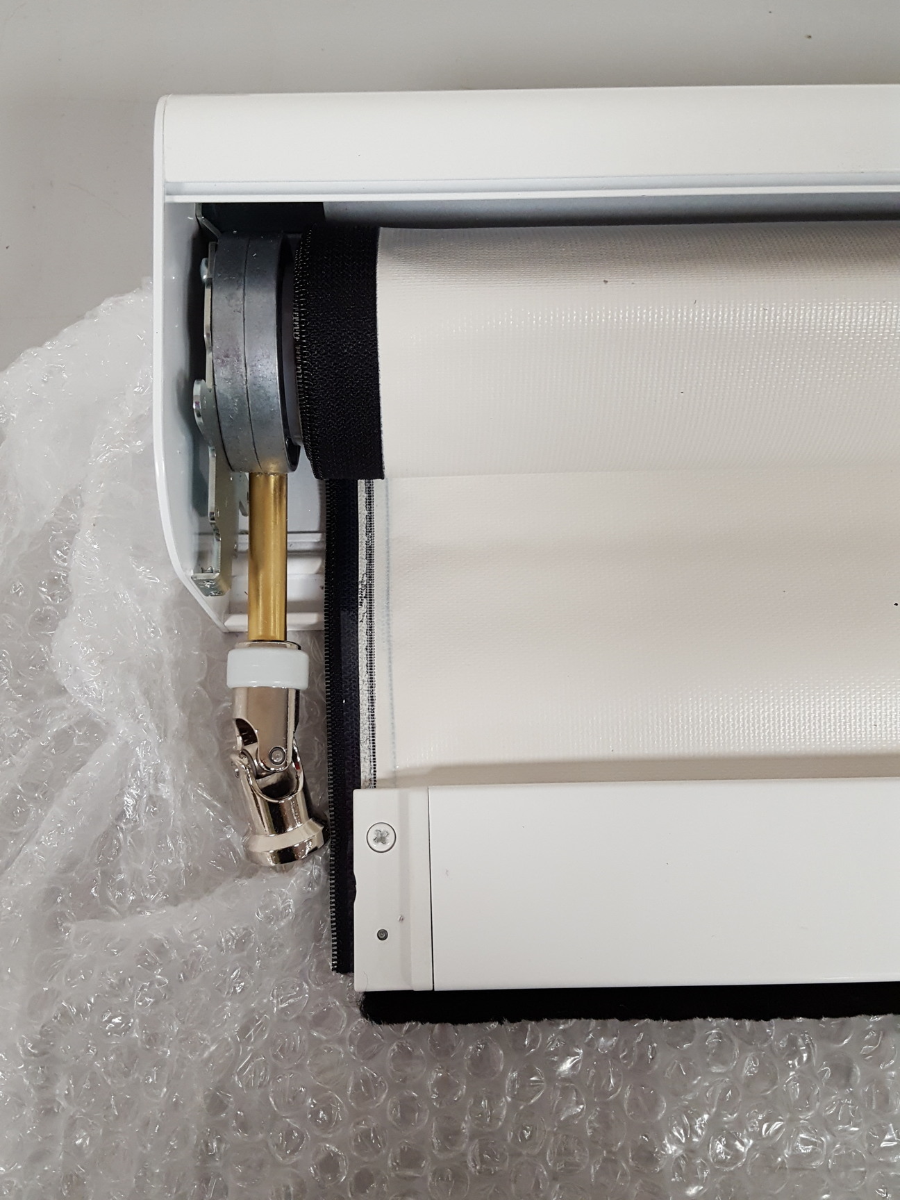 Image of Yewdale Defiant Commercial Vertical Blinds Wide C44 Crank Cream 2752x1380mm