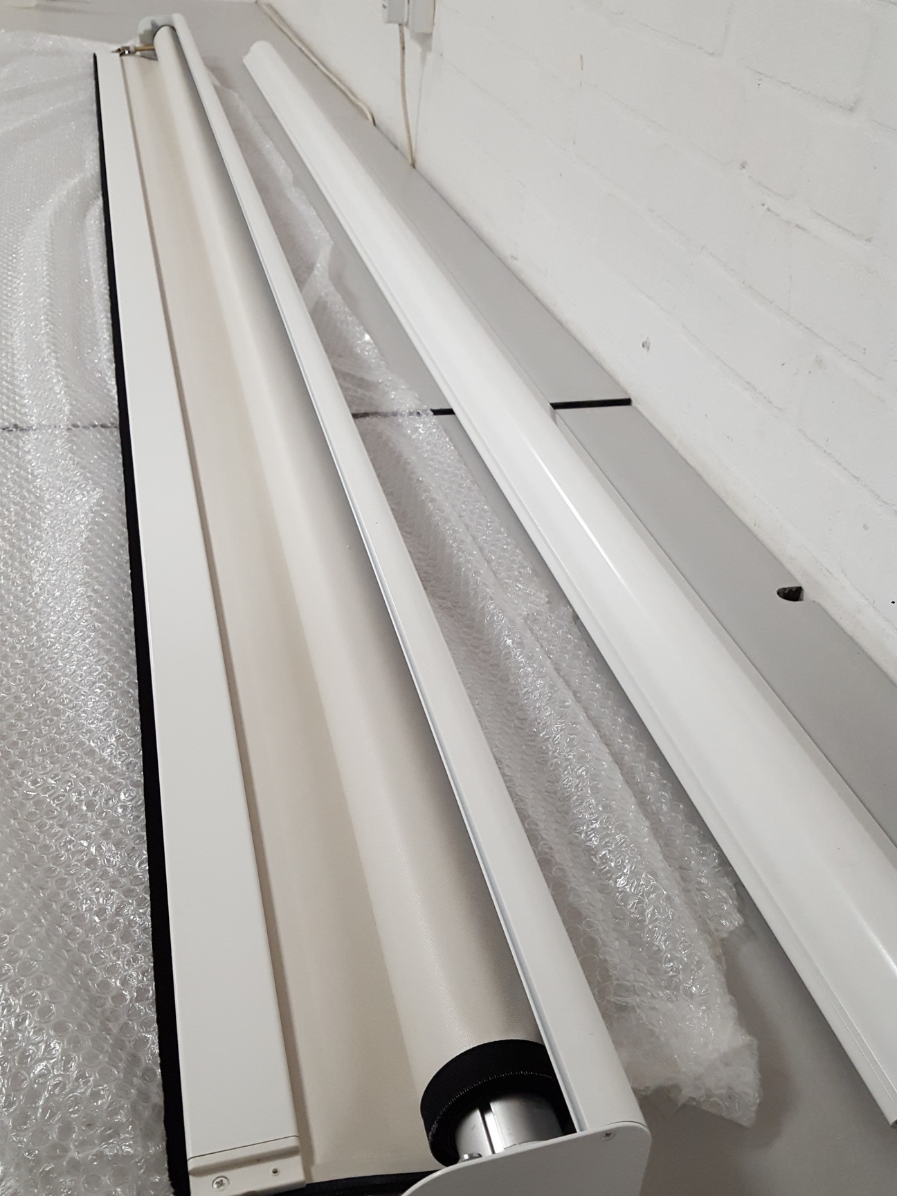 Image of Yewdale Defiant Commercial Vertical Blinds Wide C44 Crank Cream 2752x1380mm