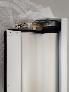 Thumbnail image of Yewdale Defiant Commercial Vertical Blinds Wide C44 Crank Cream 2752x1378mm