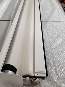 Thumbnail image of Yewdale Defiant Commercial Vertical Blinds Wide C44 Crank Cream 2752x1378mm