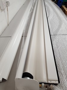 Thumbnail image of Yewdale Defiant Commercial Vertical Blinds Wide C44 Crank Cream 2761x1369mm