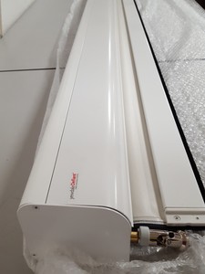 Thumbnail image of Yewdale Defiant Commercial Vertical Blinds Wide C44 Crank Cream 2762x1373mm