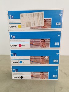 Thumbnail image of Full Set HP Color LaserJet Series 4500/4550 Toner Cartridges