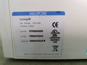 Thumbnail image of Millipore Synergy 94 Water Purification System Laboratory 