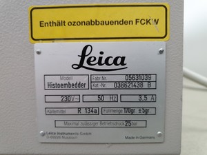 Thumbnail image of Leica Histoembedder Paraffin Embedding Center - Spares or Repair 