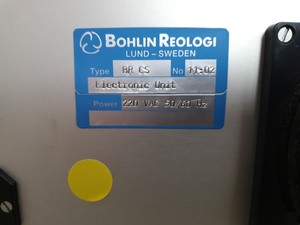 Thumbnail image of Bohlin Reologi CS (Controlled Stress) Rheometer