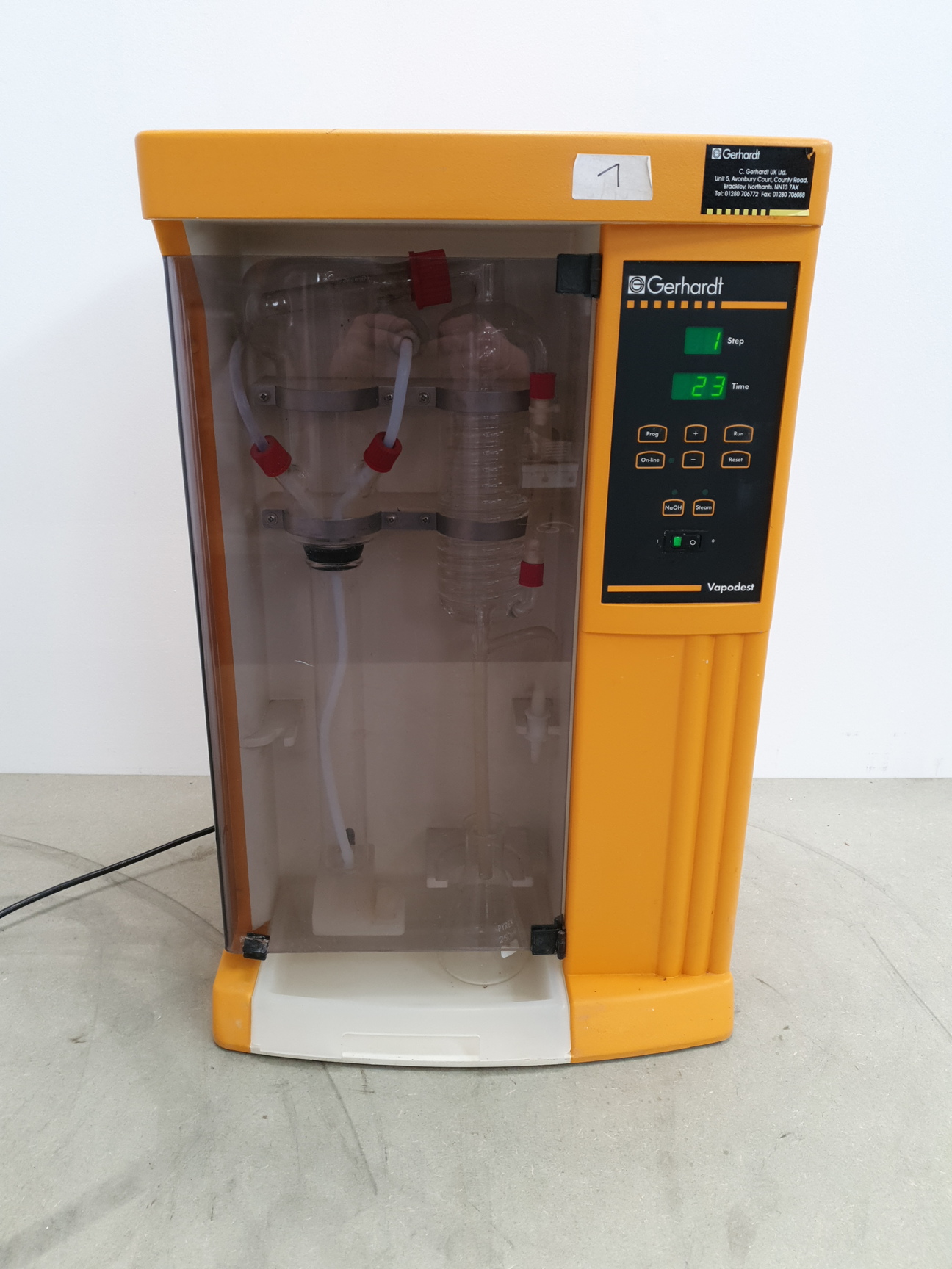 Gerhardt Steam Distillation System For KJELDAHL Analysis Lab