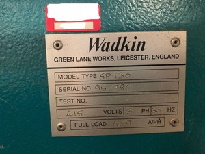 Thumbnail image of Wadkin SP130 Tilt Arbor Sliding Panel Saw 