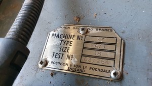 Thumbnail image of Robinson Cross Cut Saw 18" Heavy Duty Woodworking Machine (3 Phase)