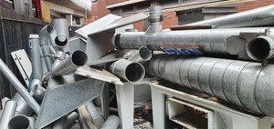 Thumbnail image of 3 x Dust Extraction Units With Galvanised Ducting - Dust Control System