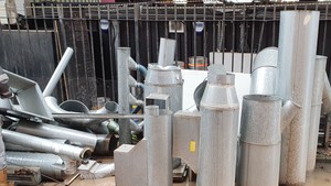 Thumbnail image of 3 x Dust Extraction Units With Galvanised Ducting - Dust Control System