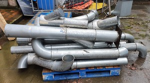 Thumbnail image of 3 x Dust Extraction Units With Galvanised Ducting - Dust Control System