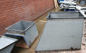Thumbnail image of 3 x Dust Extraction Units With Galvanised Ducting - Dust Control System
