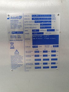 Thumbnail image of Astell AMA260BT Top Loader Autoclave Capacity 110 Litres - Spares or Repair