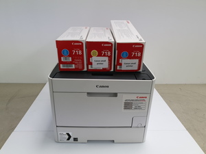 Thumbnail image of Canon LBP7680Cx  i-Sensys Color Laser Printer w/ Ink Cartridges 