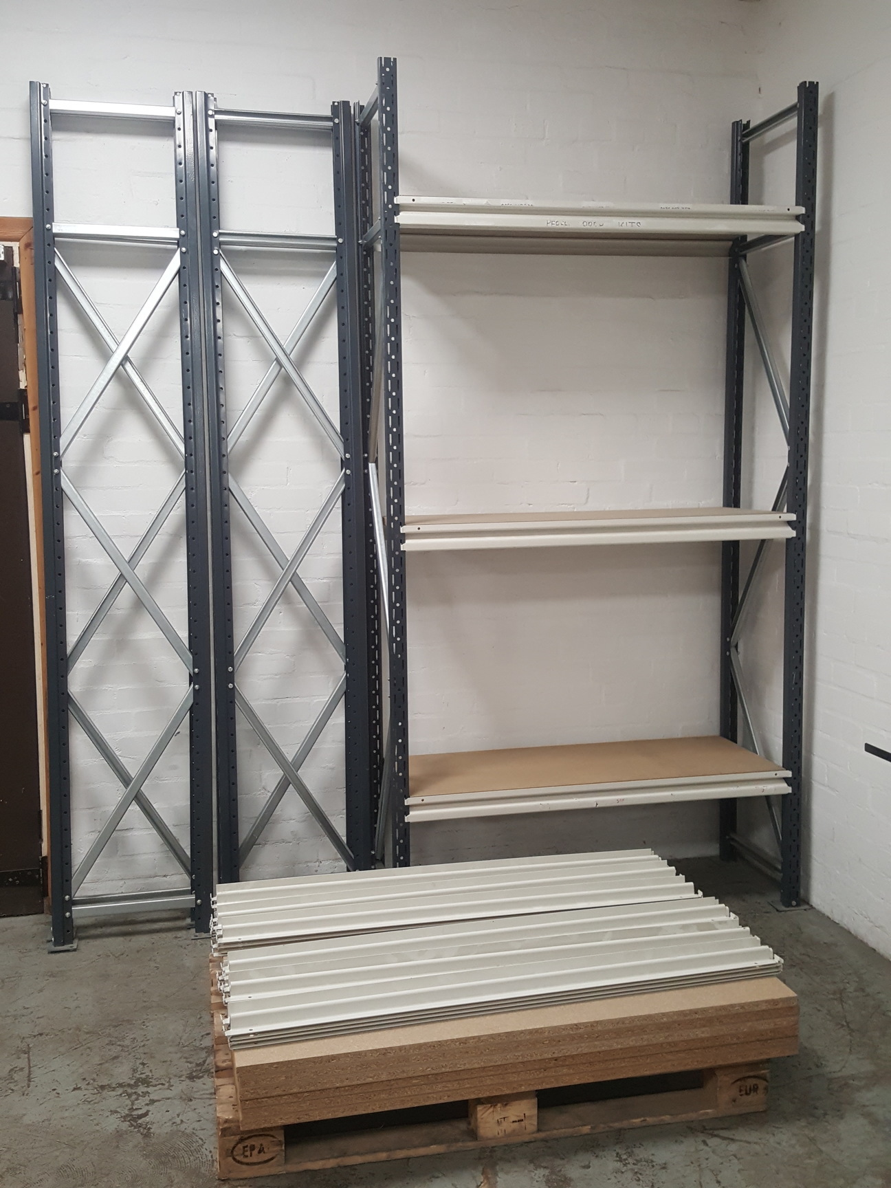 Image of 5 Bays Warehouse / Garage / Industrial / Workshop / Parcel Racking 2.5m Tall, 