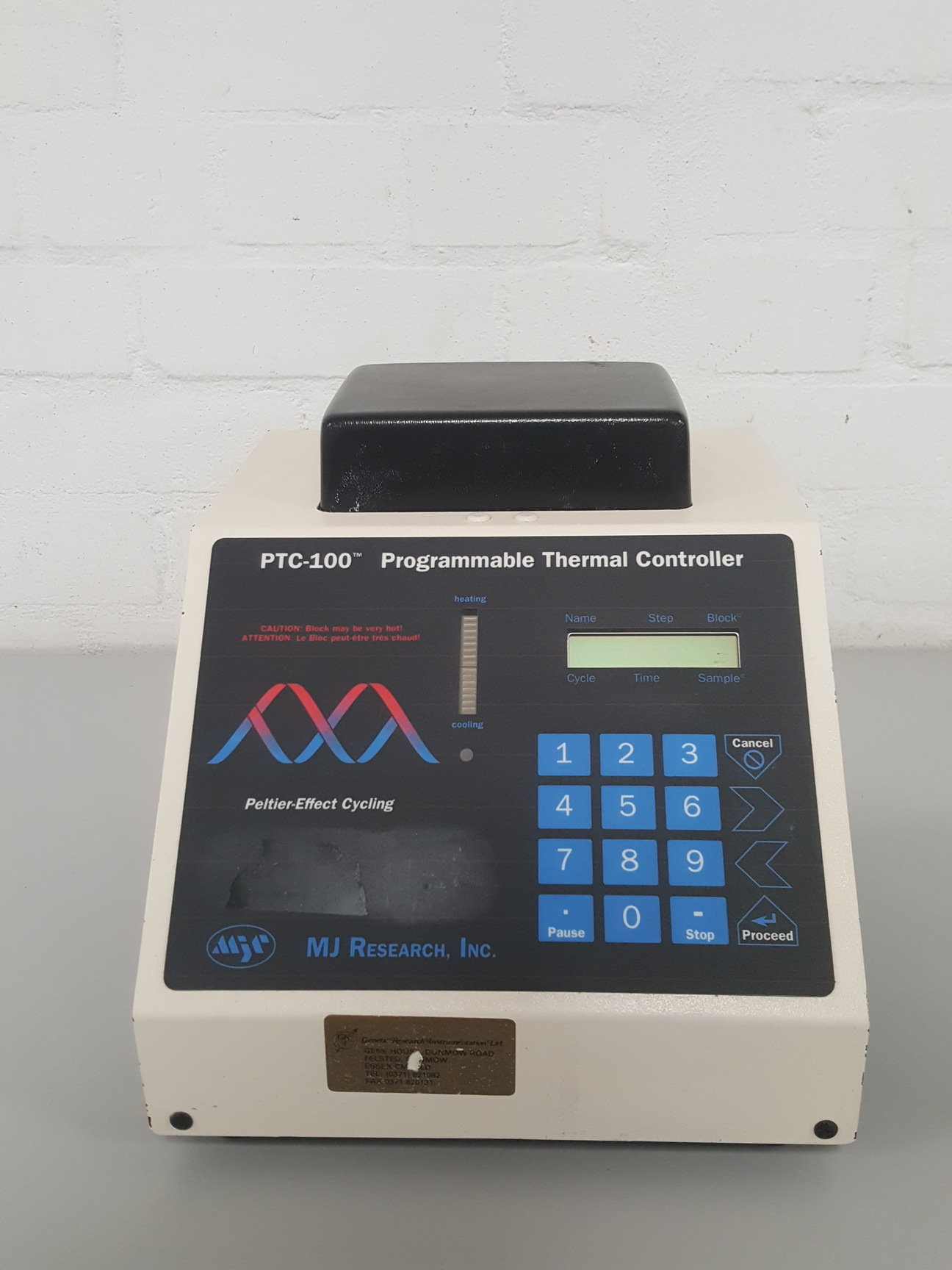 Image of MJ Research PTC-100 Programmable Thermal Cycler PCR DNA Lab