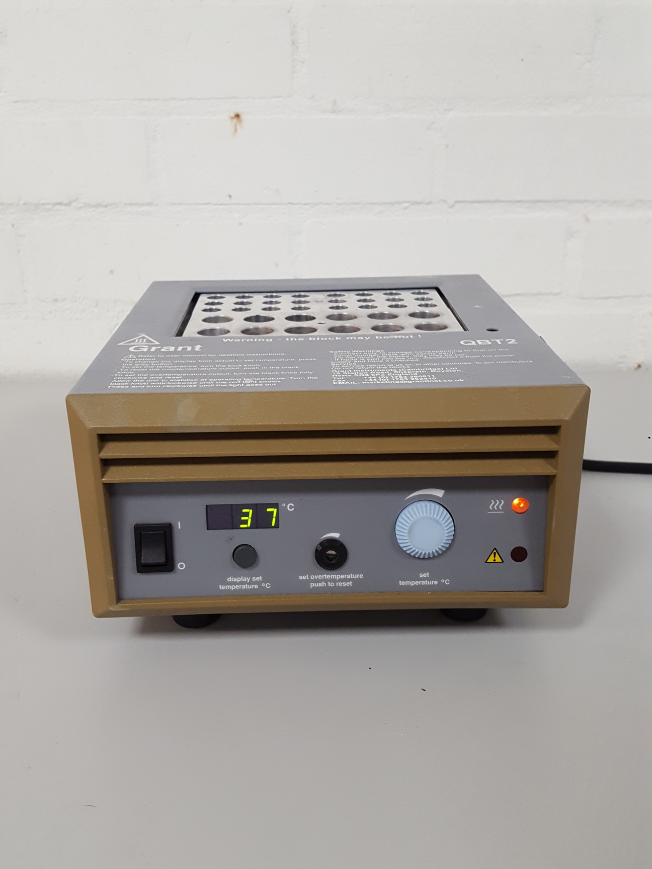 Grant QBT2 Dry Block Heater Lab
