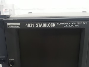 Thumbnail image of Solartron Schlumberger SI 4031 Stabilock Communication Test 0.4-1000Mhz