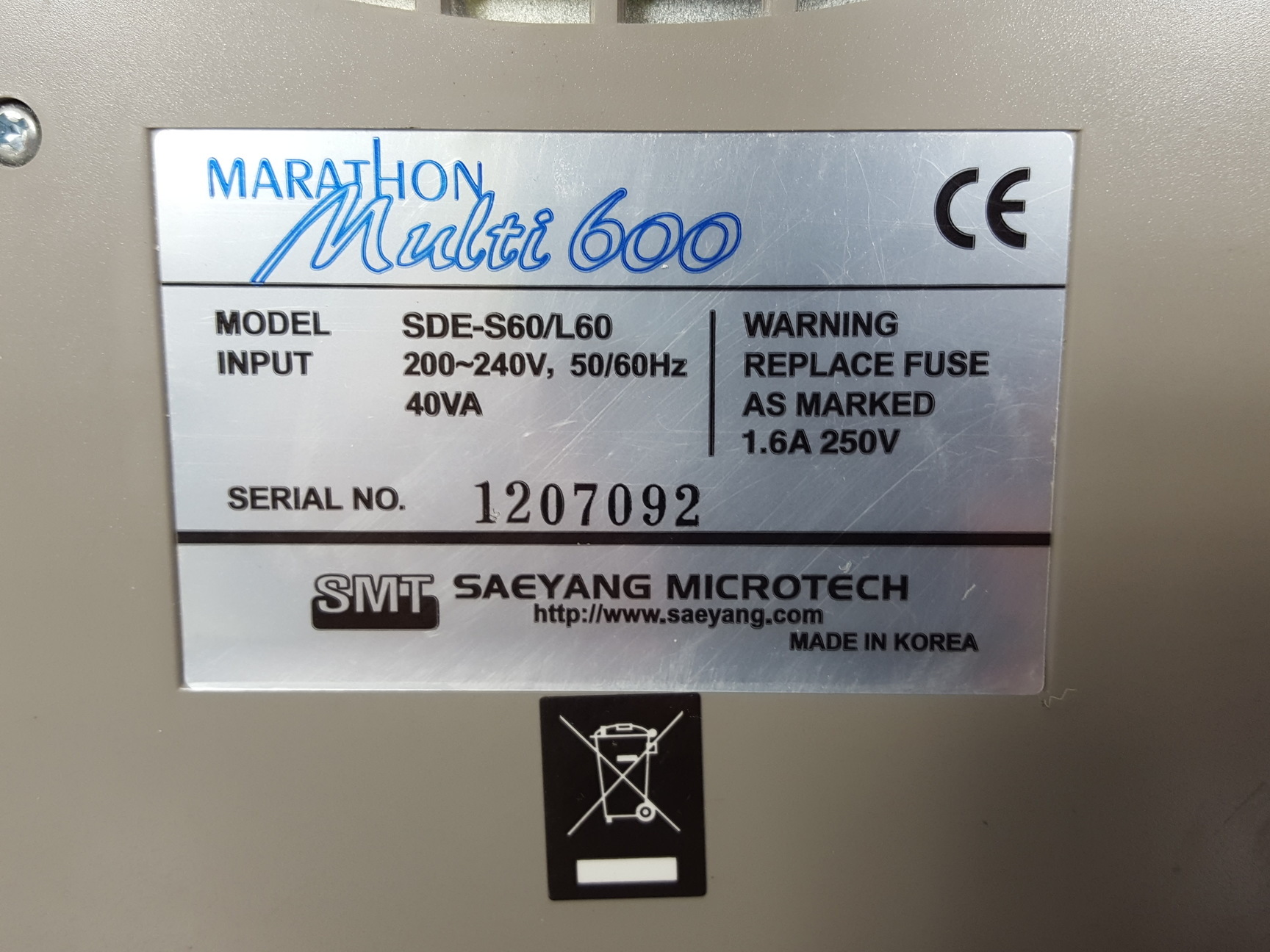 Image of Saeyang Marathon Multi600 Dental Drill with Foot Pedal Spares or Repairs Lab