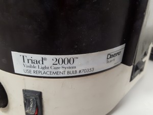 Thumbnail image of Dentsply Trubite Triad 2000 Light Cure Unit Visible System Lab - Spares Repairs