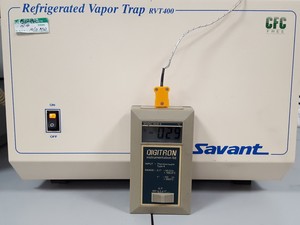 Thumbnail image of Savant SPD101B Speedvac + RVT400 Refrigerated Vapor Trap + VLP80 Vacuum Pump Lab
