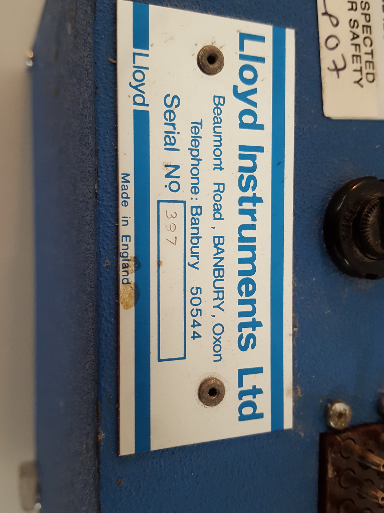 Image of Lloyd Instruments Orthodontic Trolley + Slee Welder MK2 Controller Dental Lab