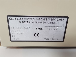 Thumbnail image of Kavo EWL D-88299 Mobile Dust Extraction System Suction Lab Dental